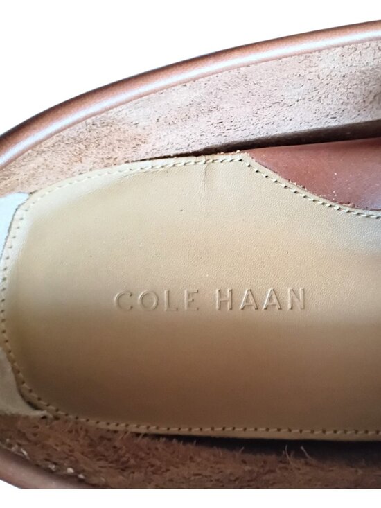COLE HAAN Men\'s Grant Canoe Penny Loafer Driver Shoes Brown C13134 Sz 12M main image 4